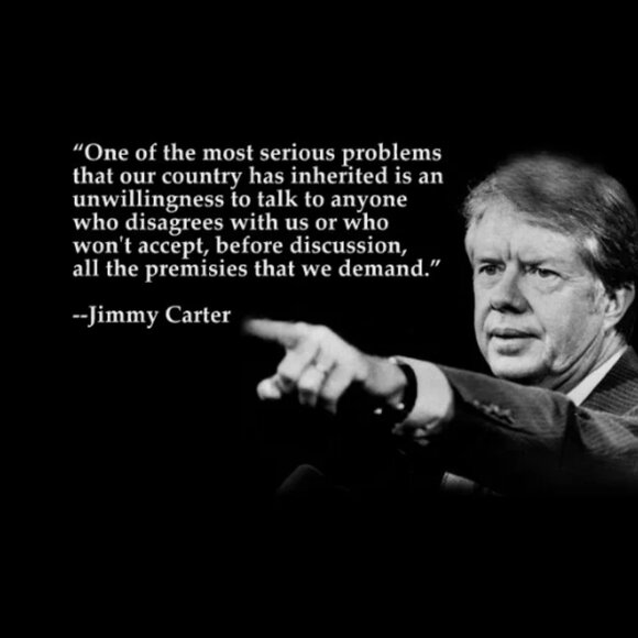 8x10 JIMMY CARTER "ONE OF THE MOST SERIOUS PROBLEMS..." QUOTE PHOTO - Picture 2 of 3